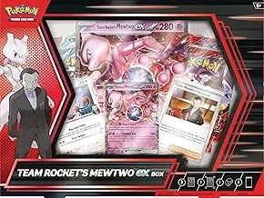 Pokemon TCG: Team Rocket’s Mewtwo ex Box - 4 Packs, Promos